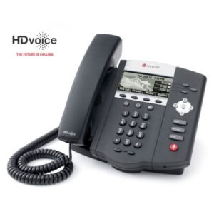 Polycom SoundPoint IP 450 — Настольный IP-телефон на три линии для корпоративных пользователей