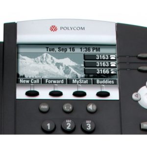 Polycom SoundPoint IP 450 — Настольный IP-телефон на три линии для корпоративных пользователей