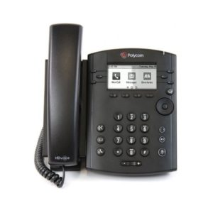 Polycom VVX 310 — Бизнес медиа телефон с монохромным дисплеем, поддерживающий 6 линий и Polycom HD Voice